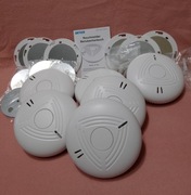 czujnik dymu z sygnalizacją LED i przyciskiem wyciszenia 6szt