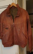 Kurtka skórzana w b, dobrym stanie rozm. 56. XXL