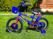 Rower 16 cali spider man niebieski lub czarny