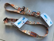 obroża z klamrą led, wzór boho, rozmiar duży, NOWE