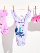 Błyszczący kostium kąpielowy Frozen r 122