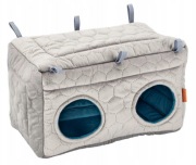 Domek podwieszany dla świnek, gryzoni, szynszyli, fretki 34x22 cm