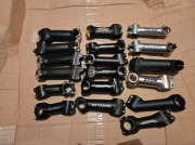 Części rowerowe mostki + gratis tarcze opona siodełko pedały 