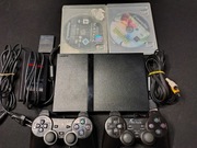 Konsola Sony Playstation 2 SCPH-75004 PS2, zestaw, pady + gry