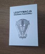 Legitymacja odznaki pułkowej 1 PSK Lubliniec 