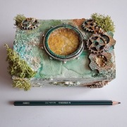 Kuferek na skarby handmade rękodzieło 1 szt