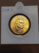 Moneta USA 1 dolar 2008 D Monroe 