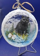 Bombka 3d z kotem brytyjskim