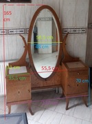 Antyk Toaletka z lustrem