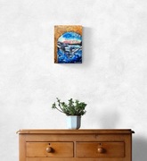 Zachód słońca. Obraz w isnpitowanu impresjonizmem