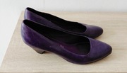 Buty na obcasie fioletowe Roz.40 wymiary opis firmy 5th Avenue 