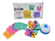 Gra edukacyjna emotki + kostki + dzwonek | Expression Puzzle 
