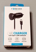 Forever ładowarka samochodowa usb typu C