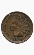 USA 1 cent Indian Head 1899 rok 