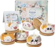 Świece zapachowe Koci motyw  Naturalny wosk sojowy Aromaterapia Doniczka