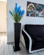 Trawa pampasowa sztuczna kompozycja 165 cm wysoka donica dekoracja prezent