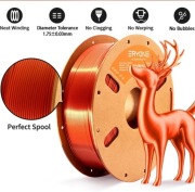 Nowy Filament ERYONE Silk Ultra PLA 1kg kolor miedziany błyszczący