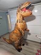 Dmuchany T-Rex / Dinozaur dla dorosłych – Halloween, imprezy, cosplay