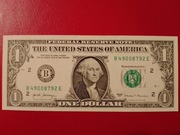 USA 1 Dolar "B" 2017r. P-544aB UNC 