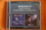 MEGADETH – Rust In Peace / Countdown To Extinction 2CD_ JEWEL CASE*Folia!