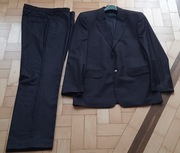 Garnitur wełniany - Czarny - Resconfex - 186/96, 176/90