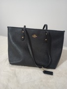 Coach torebka czarna shopper shopperka