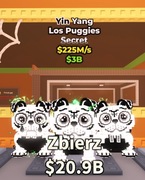 Los puggies yin yang 220m/s | Steal a Brainrot | Roblox