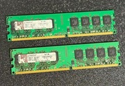 Pamięć RAM DDR2 DIMM 2x1GB Kingston KVR667D2N5K2/2G