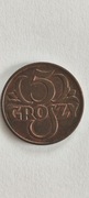 5 gr groszy 1937 mennicza st. 1