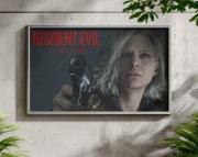 Plakat Resident Evil Requiem A3 Papier Fotograficzny 