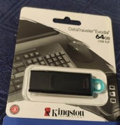 Pamięć flash Kingston 64 GB USB 3.2 szybkie testy na foto