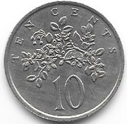 Jamajka 10 cents 1975