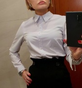 PRETTY ONE - KOSZULA DAMSKA Z ŻABOTEM ROZM.34