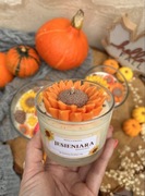 Zapachowa świeca sojowa słonecznik jesieniara 160 g dyniowe ciasto pumpkin