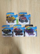 NOWY zestaw Hot Wheels autka zabawkowe 5 sztuk HW samochodziki kolekcja