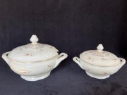 PORCELANA WAZA NA ZUPĘ MAŁA I DUŻA 2 szt. C18