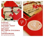 Dwustronna Kartka Urodzinowa dla Dziecka z  Kopertą - Kartka z Dinozaurem