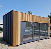 Kontener biurowy /handlowy 6x3 wykonany z płyty PIR. Gotowy do odbioru 