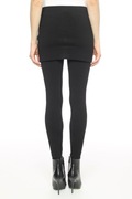 AllSaints czarne legginsy ze spódniczką XS 60% wiskozy