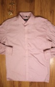 Koszula Eterna r. 39 różowa męska dł rękaw bawełna 