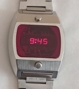 Męski zegarek Sanyo LED DW-2008 (jak w Unitra-Warel) made in Japan rok1975