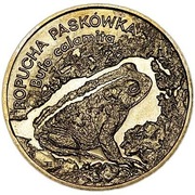 Polska, 2 złote, 1998 rok, Ropucha paskówka. WYJĄTKOWA