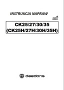 Instrukcja Napraw Kioti CK 25, CK 27, CK 30, CK 35 PL