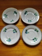 Porcelana Włocławek 4 szt. talerzyki pod filiżanki