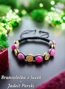 Własnoręcznie wykonana bransoletka militarna myśliwska z łusek. Handmade