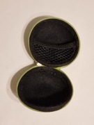 Okrągłe Etui / Pokrowiec na Słuchawki – Zielone (7 cm)