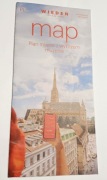Plan Wiednia-City map-Stadtplan,turystyczny z wykazem muzeów,nieuzyw.