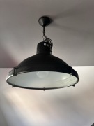 Duża stalowa lampa wisząca LOFT