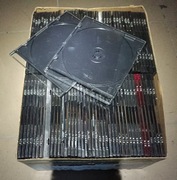 Opakowania CD DVD plastikowe 50 sztuk 