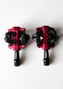 Pedały rowerowe SPD MTB Gravel Xpedo CXR XMF-10AC Black/Red 294g stan BDB